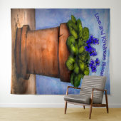 Violette im Blut Wandteppich (Beispiel (Horizontal))