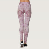 Violette in Lila + Lavendel Leggings (Rückseite)
