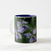 Violette Kaffee-Tasse Zweifarbige Tasse (Vorderseite Links)