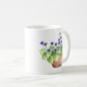 Violette Kaffeetasse (VorderseiteRechts)