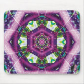 Violette Kaleidoscope Mouse Pad Mousepad (Vorne)
