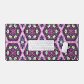 Violette Kaleids Schreibtischunterlage (Tastatur & Maus)