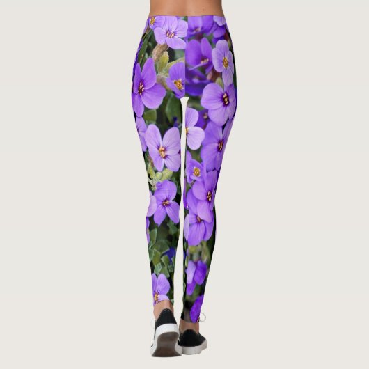 Violette Leggings (Rückseite)