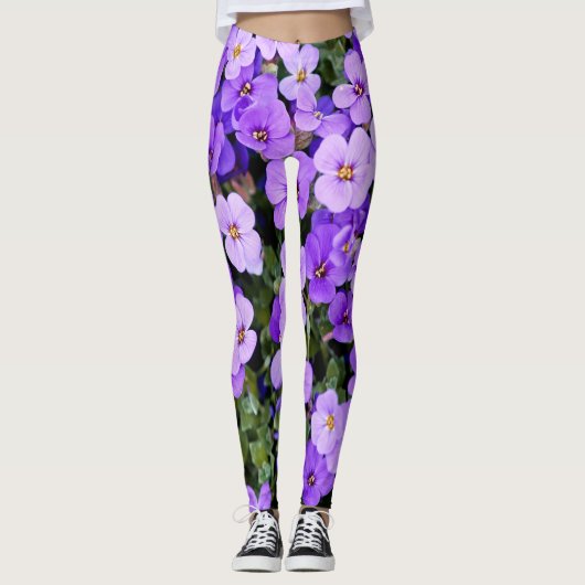 Violette Leggings (Vorderseite)