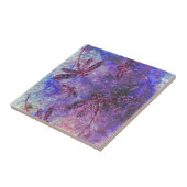 Violette Libellen-Haze Fliese (Seite)