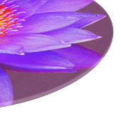 Violette Lotusblume Schneidebrett (Ecke)