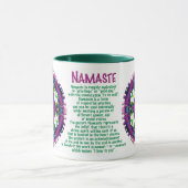 Violette Namaste Tasse (Zentrum)