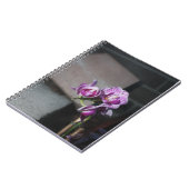 Violette Orchidee Notizblock (Linke Seite)