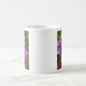 Violette Orchideen Kaffeetasse (Mittel)
