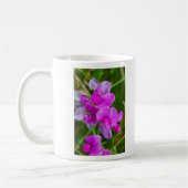 Violette Orchideen Kaffeetasse (Links)