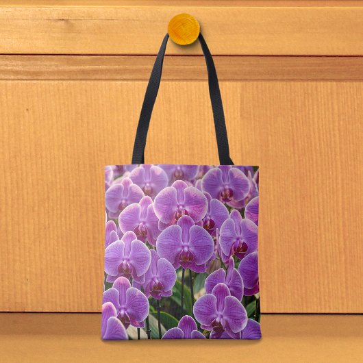 Violette Orchideen-Tasche Tasche