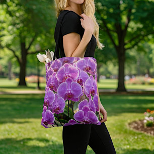 Violette Orchideen-Tasche Tasche