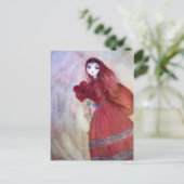 Violette Postkarte (Stehend Vorderseite)