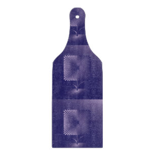 Violette quadratische Blume Schneidebrett