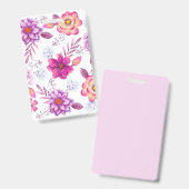 Violette Rose Ausweis (Vorder- & Rückseite)