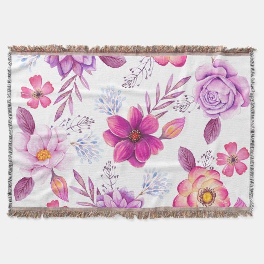 Violette Rose Decke (Vorderseite)