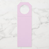 Violette Rose Flaschenanhänger (Rückseite)