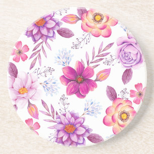 Violette Rose Getränkeuntersetzer