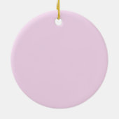 Violette Rose Keramik Ornament (Hinten)