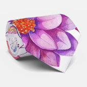 Violette Rose Krawatte (Gerollt)
