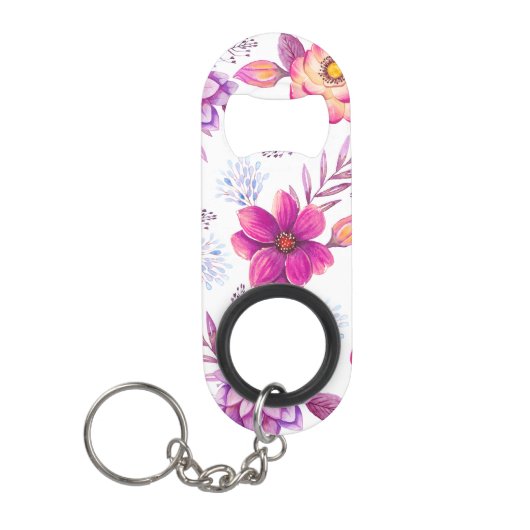 Violette Rose Mini Flaschenöffner (Vorderseite)