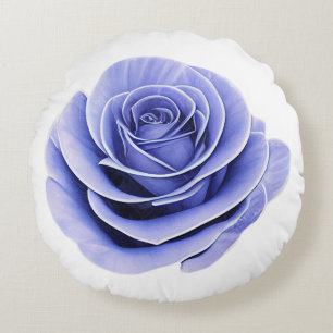 Violette Rose Rundes Kissen