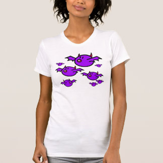 Violette Schläger T-Shirt