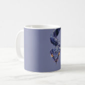 Violette Schlange Kaffeetasse (Vorderseite Links)