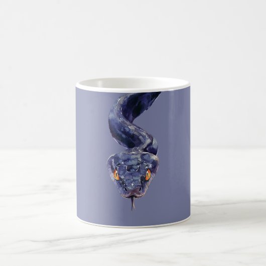 Violette Schlange Kaffeetasse (Mittel)