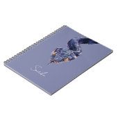 Violette Schlange Notizblock (Linke Seite)