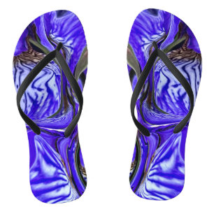 Violette Schwertlilie Badesandalen