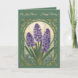 Violette Sonbol Nowruz Hyazinthenblüte Karte