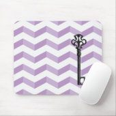 Violette Sparren 3D mit antikem SchlüsselMousepad Mousepad (Mit Mouse)
