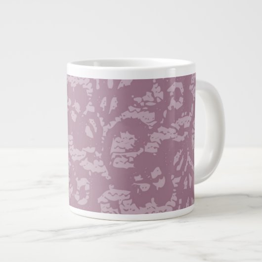 Violette Spitze Jumbo-Tasse (Vorderseite Rechts)
