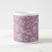 Violette Spitze Jumbo-Tasse (Vorderseite)