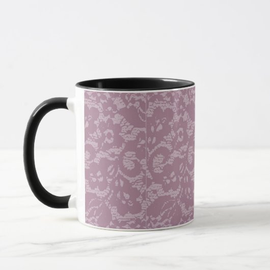 Violette Spitze Tasse (Links)