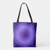 Violette Steigungs-Mandala Tasche (Rückseite)
