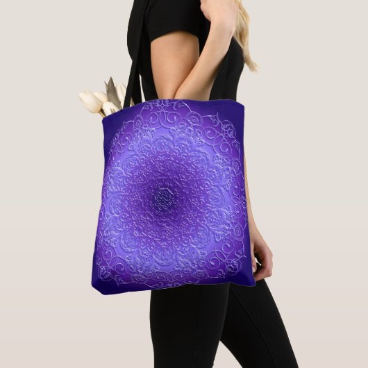 Violette Steigungs-Mandala Tasche (Von Nahem)