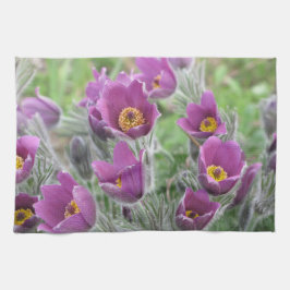 Violette Stern-Kuhschelle Geschirrtuch