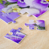 Violette Stiefmütterchen Puzzle (Seite)