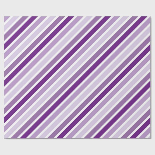 violette Streifen Geschenkpapier (Flach)