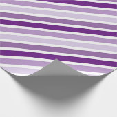 violette Streifen Geschenkpapier (Ecke)