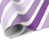violette Streifen Geschenkpapier (Rolleneckpunkt)
