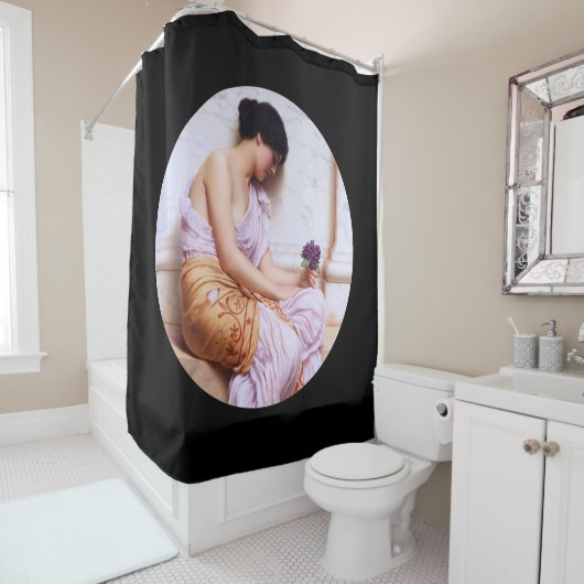 Violette, Süßviolette c1908 Duschvorhang (Beispiel)