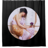 Violette, Süßviolette c1908 Duschvorhang (Vorderseite)