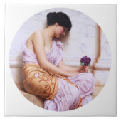 Violette, Süßviolette c1908 Fliese (Vorderseite)