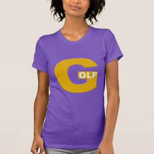 Violette T-Shirts Frau DESIGN GOLF