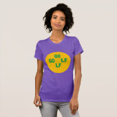 Violette T-Shirts SPORT GOLF (Vorne ganz)