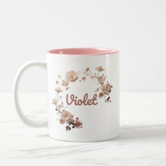 Violette Tasse (Links)
