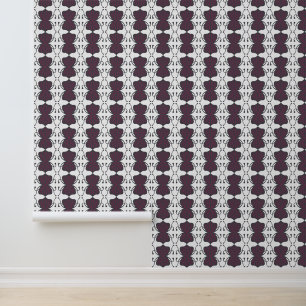 Violette Tentakel-Blumen-Wallpaper Tapete